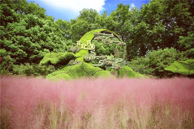 國慶立體花壇杭州西湖北線蘇堤旁的“花好月圓”-杭州西湖風景名勝區管委會01.jpg